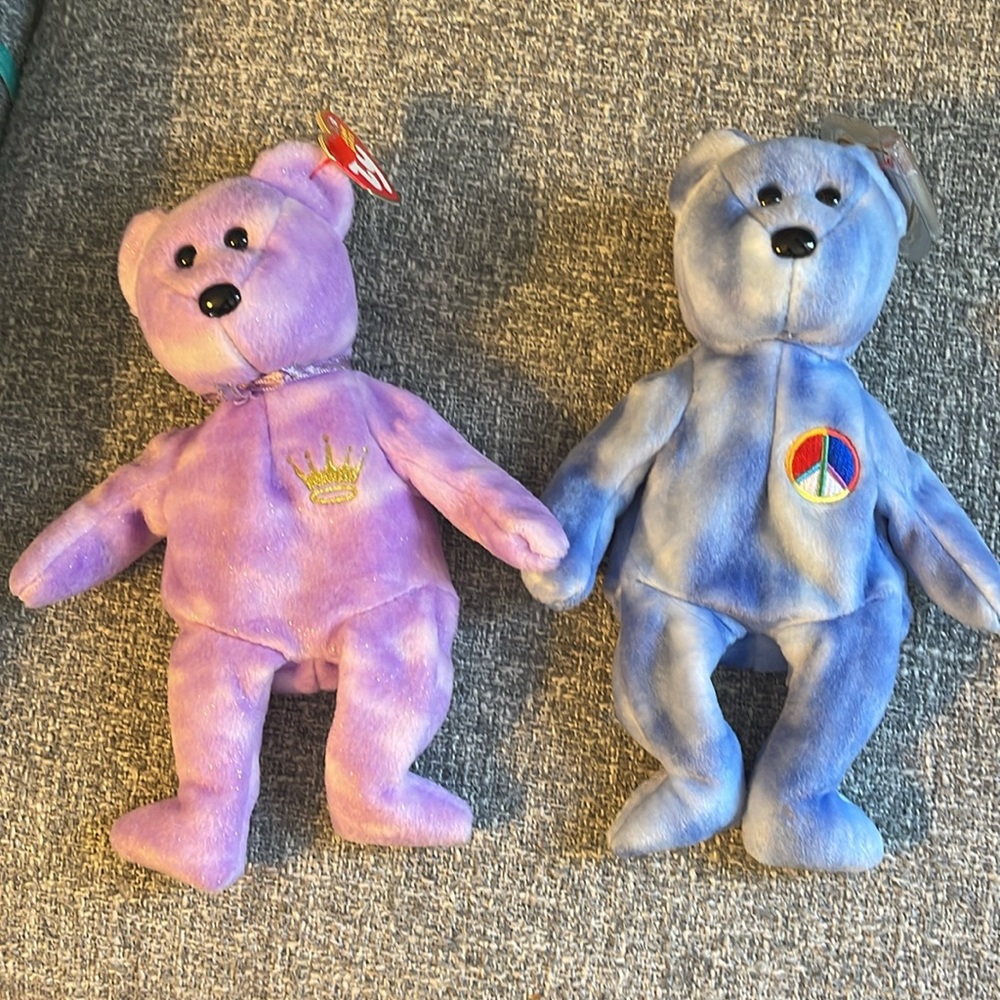 Set of 4 NWT TY Beanie Baby Bears - Picture 6 of 7